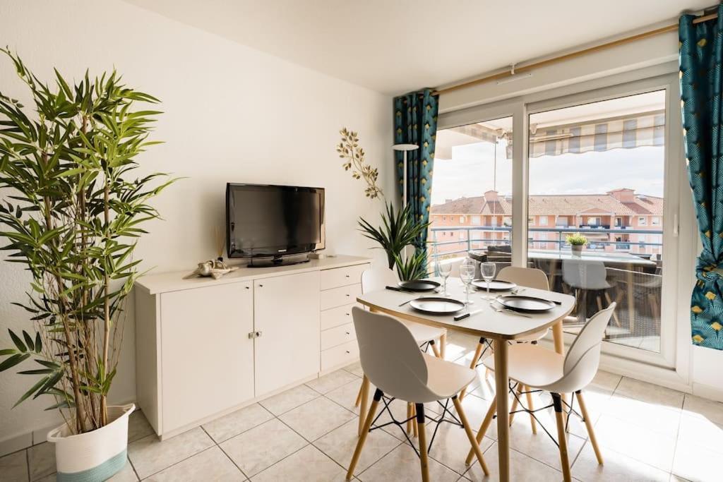Port-Frejus, Le Paladien, Appartement 2 Pieces Climatise, Terrasse & Parking Eksteriør billede