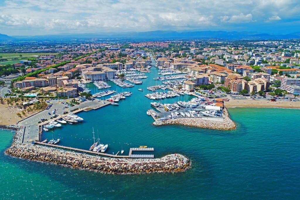 Port-Frejus, Le Paladien, Appartement 2 Pieces Climatise, Terrasse & Parking Eksteriør billede