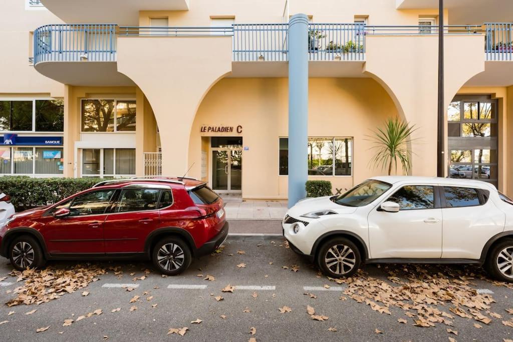 Port-Frejus, Le Paladien, Appartement 2 Pieces Climatise, Terrasse & Parking Eksteriør billede