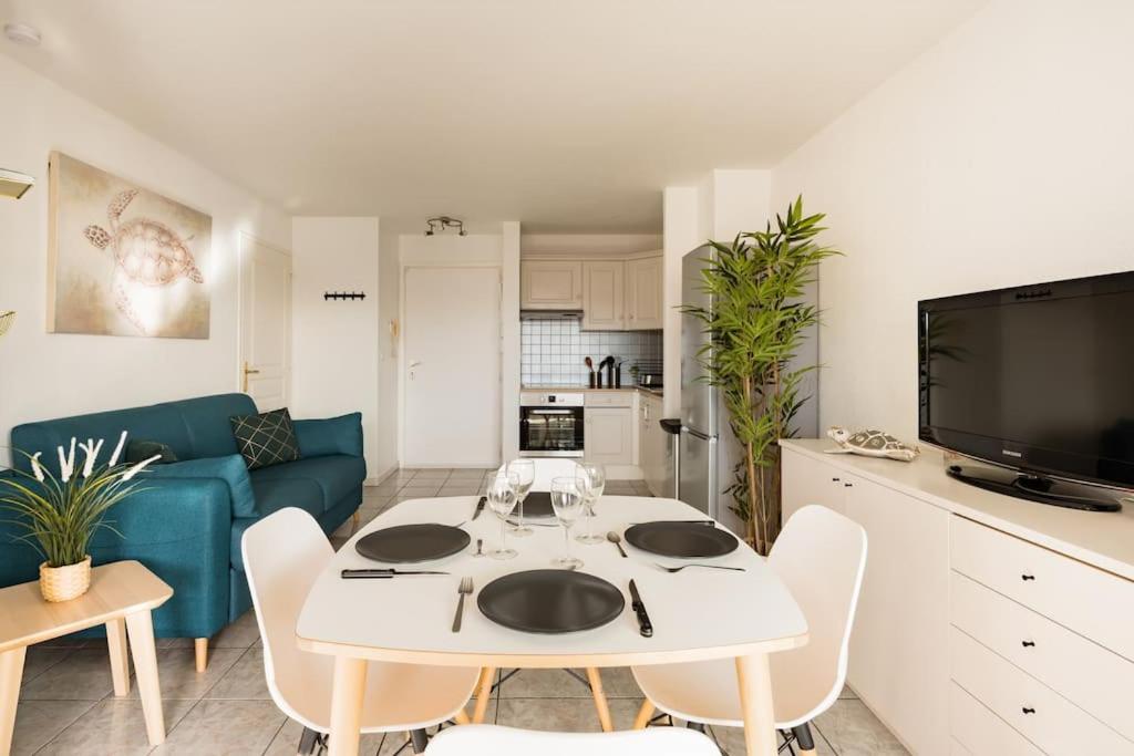 Port-Frejus, Le Paladien, Appartement 2 Pieces Climatise, Terrasse & Parking Eksteriør billede