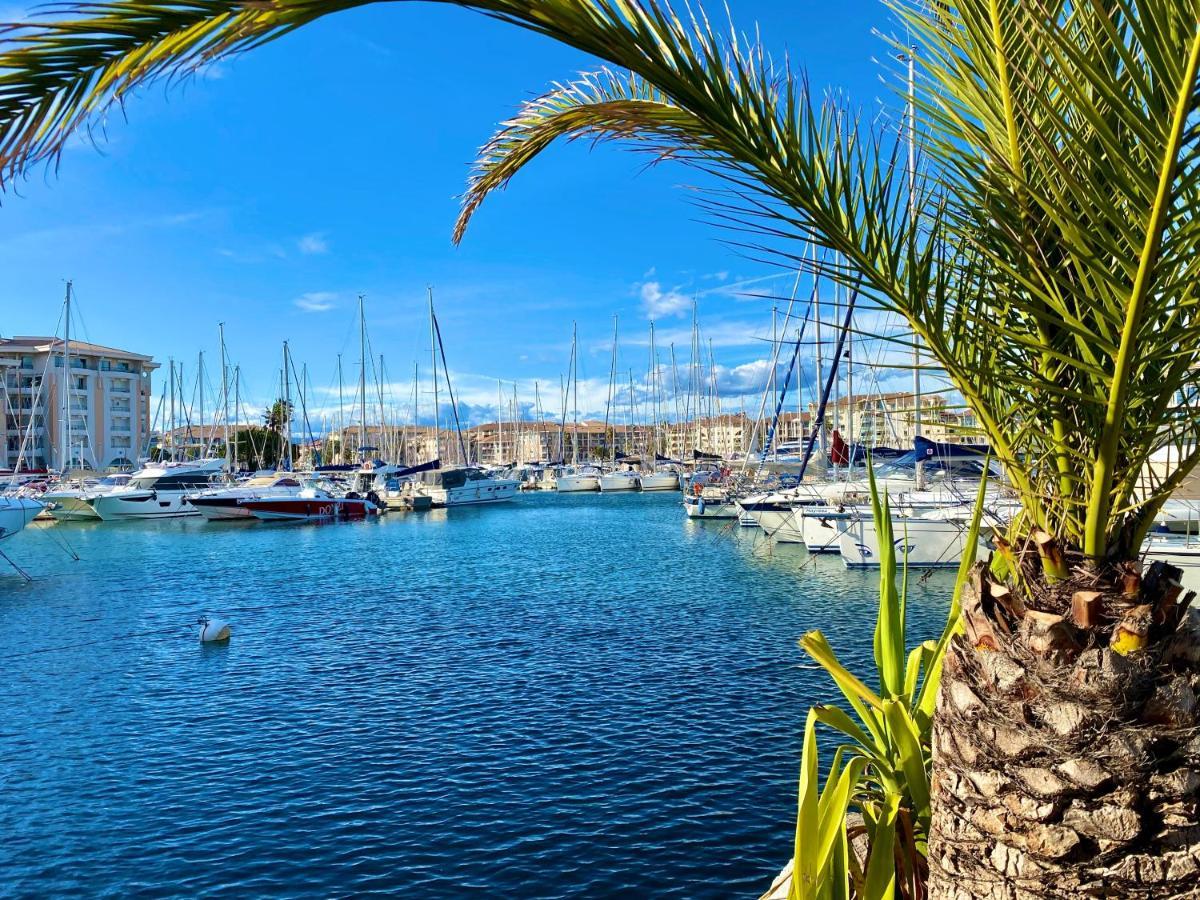 Port-Frejus, Le Paladien, Appartement 2 Pieces Climatise, Terrasse & Parking Eksteriør billede